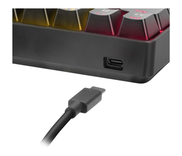 SpeedLink ATMOS RGB Gaming Keyboard, brown switches, black - US layout - 1354865 - zdjęcie 4
